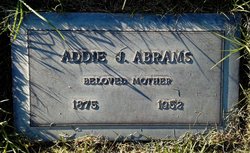 Addie Jane <I>Hamilton</I> Abrams 