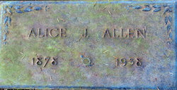 Alice J. <I>Cochran</I> Allen 