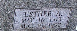 Esther A. <I>Meyer</I> Cramer 