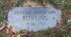 Serena <I>Davidson</I> Bowling 