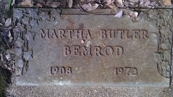 Martha <I>Butler</I> Bemrod 