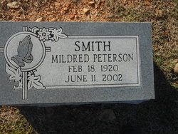 Mildred Peterson <I>Adcock</I> Smith 