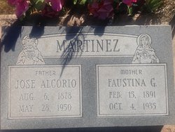 Faustina G Martinez 