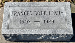 Frances Mae <I>Bode</I> Leahy 