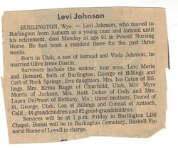 Levi Johnson 