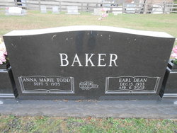 Anna Marie <I>Todd</I> Baker 