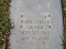 Rubie <I>Steele</I> Griner 