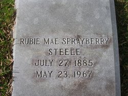 Rubie Mae <I>Sprayberry</I> Steele 