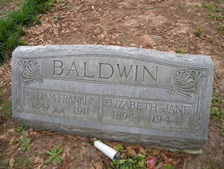 Elizabeth Jane <I>Sterne</I> Baldwin 