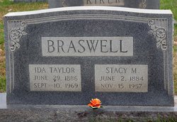 Ida Alberta <I>Taylor</I> Braswell 