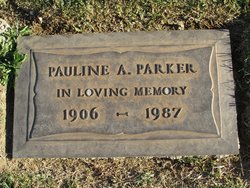 Pauline Alberta <I>Adams Rafter</I> Parker 