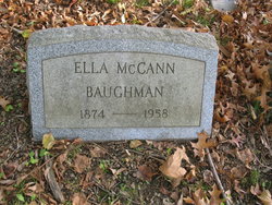 Ella C <I>McCann</I> Baughman 