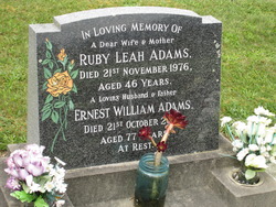 Ruby Leah <I>Willis</I> Adams 