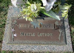 Myrtle Lucille <I>Argo</I> Letson 
