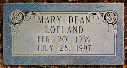 Mary Dean <I>Gillham</I> Lofland 