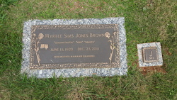 Myrtle Sims <I>Jones</I> Brown 