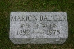 Marion E <I>Badger</I> Adams 