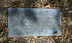 Helen <I>Peterson</I> Zahnow 