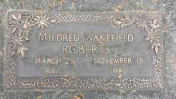 Mildred <I>Wakefield</I> Roberts 