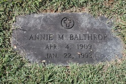 Annie Marion <I>Suiter</I> Balthrop 