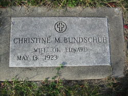 Christine Margaret <I>Krumm</I> Bundschuh 