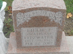 Lillian Elizabeth <I>Mathias</I> Fitzwater 