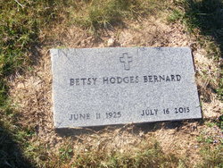 Betsy <I>Hodges</I> Bernard 