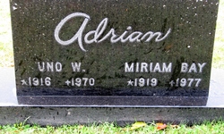 Miriam <I>Bay </I> Adrian 