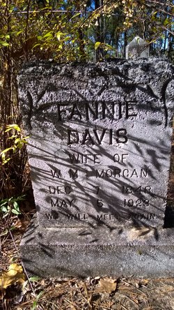 Fannie B <I>Davis</I> Morgan 