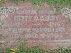 Betty Delores Berry 