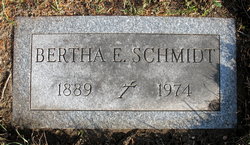Bertha E Schmidt 