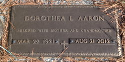 Dorothea Leona <I>Koehler</I> Aaron 