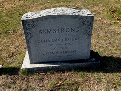 Julia Emma <I>Briggs</I> Armstrong 