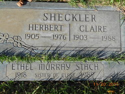 Agnes Claire <I>Murray</I> Sheckler 