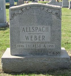 Theresa Anna <I>Weber</I> Allspach 