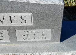 Mary Myrtle <I>Jones</I> Graves 
