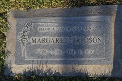 Margaret S Bridson 