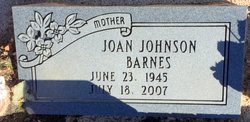 Joan <I>Johnson</I> Barnes 