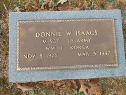 Sgt Donnie W. Isaacs 