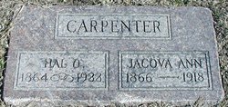 Jacova Ann “Cova” <I>Frager</I> Carpenter 