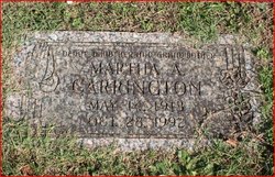 Martha A. Carrington 