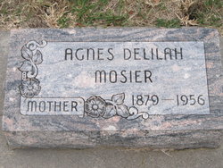Agnes Delilah <I>Daniel</I> Mosier 