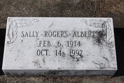 Sally <I>Rogers</I> Alberts 