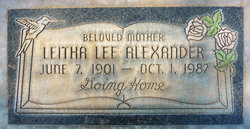Leitha Lee <I>Cunningham</I> Alexander 