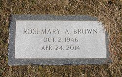 Rosemary A <I>Fonseca</I> Brown 
