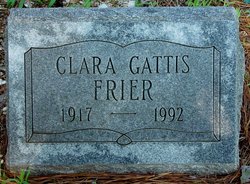 Clara <I>Gattis</I> Frier 