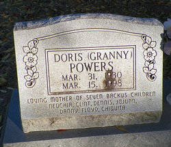 Doris Marie <I>Broyles</I> Backus Powers 