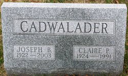 Claire P Cadwalader 