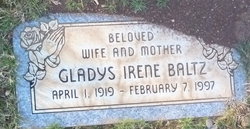Gladys Irene <I>Van Brocklin</I> Baltz 