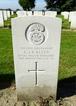 2nd Lt Alfred James Benedict Allen 